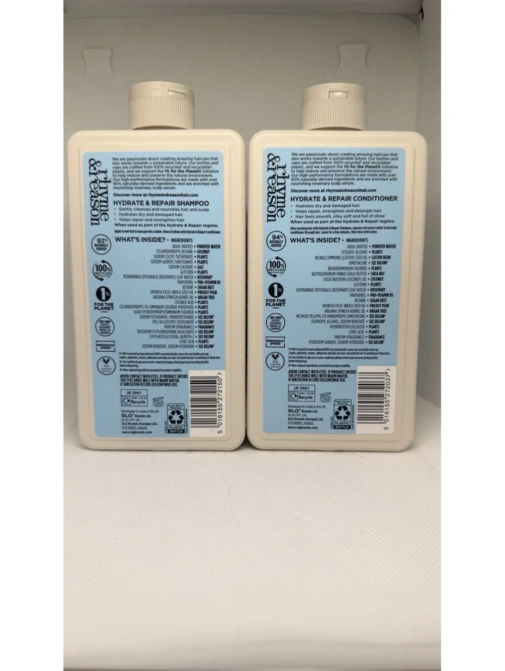 2 Pack. Rhyme & Reason Hydrate & Repair Shampoo - 12 fl oz